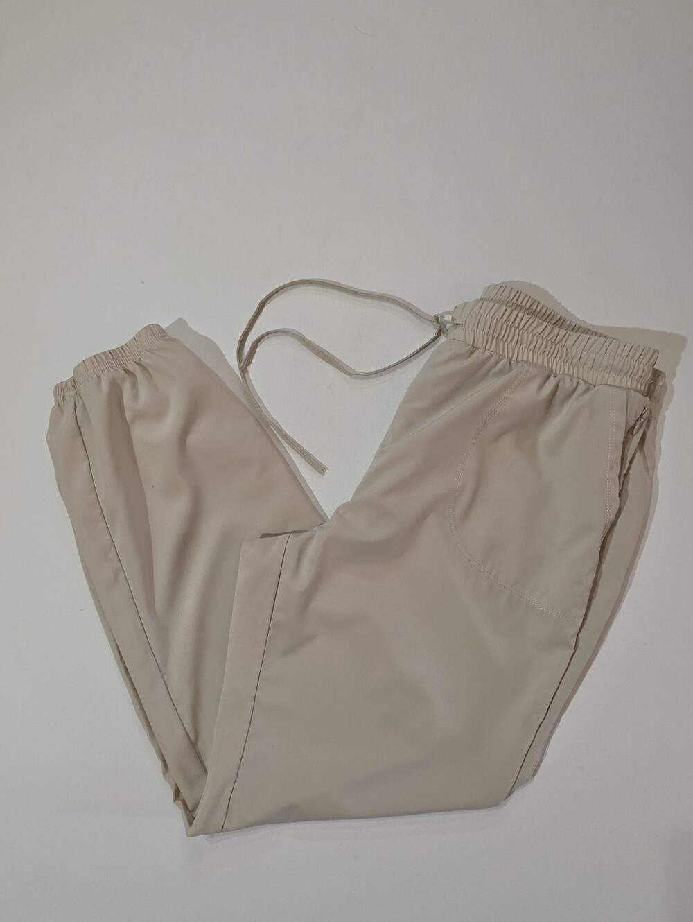 Zac & Rachel High Rise Joggers Womens Medium Beige Minimalist Loungewear